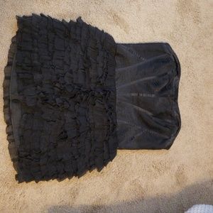 black Ruffle dress